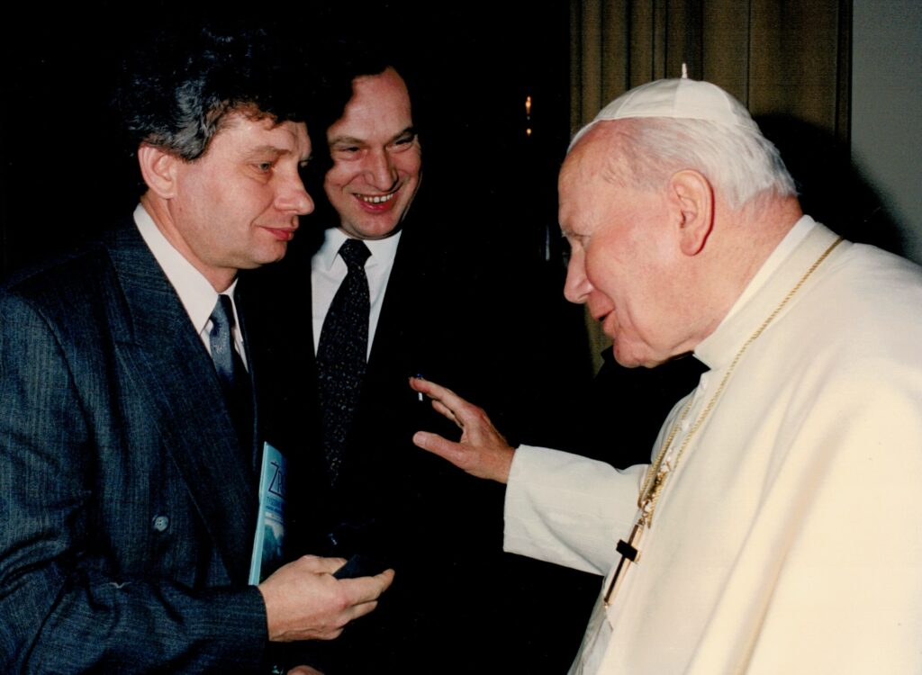 Audiencja organizatorów Krucjaty Modlitwy u Jana Pawła II, 1998 r.